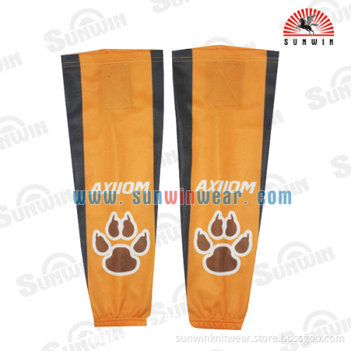 new design polyester sublimated ice hockey socks for USA hockey team